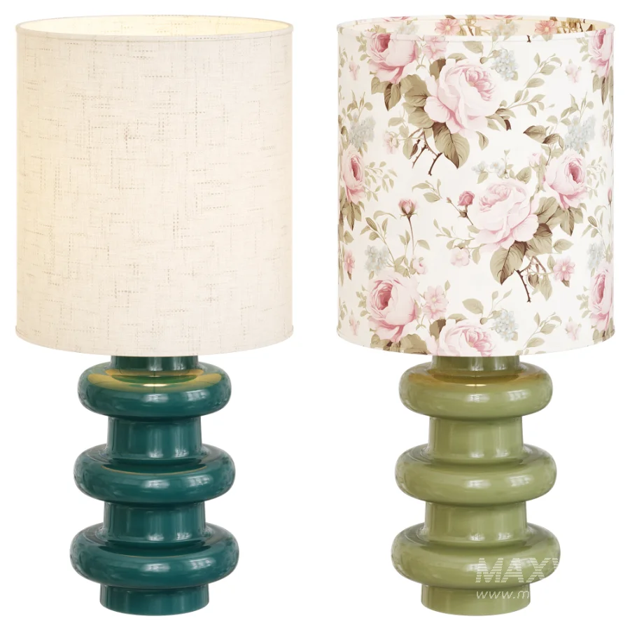 Petroleum Blue And Hemp Table Lamp - Image 7