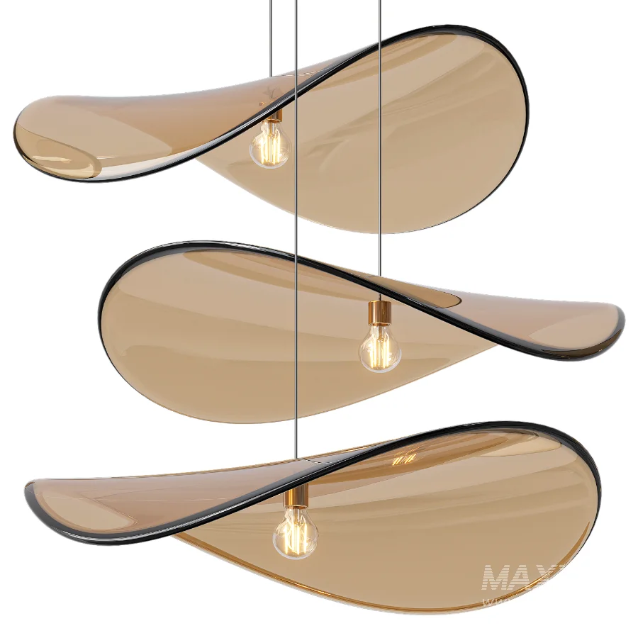 Wave Floating Leaf Chandelier - Image 4