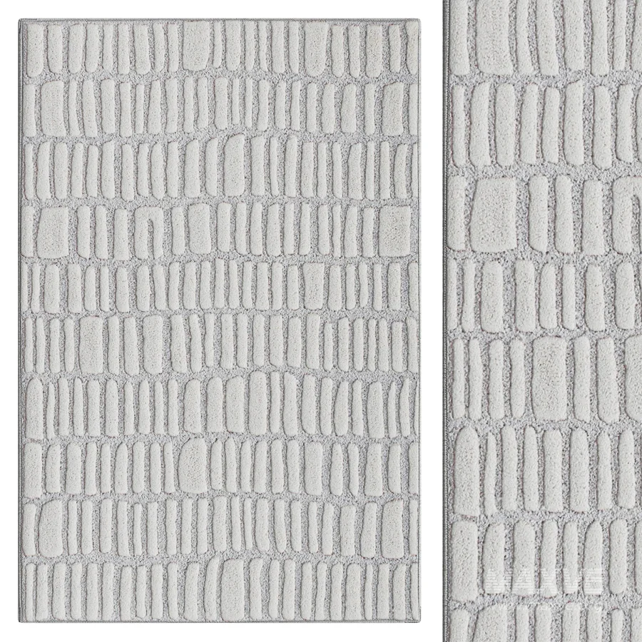 Roark Ivory Machine Washable Rug - Image 1