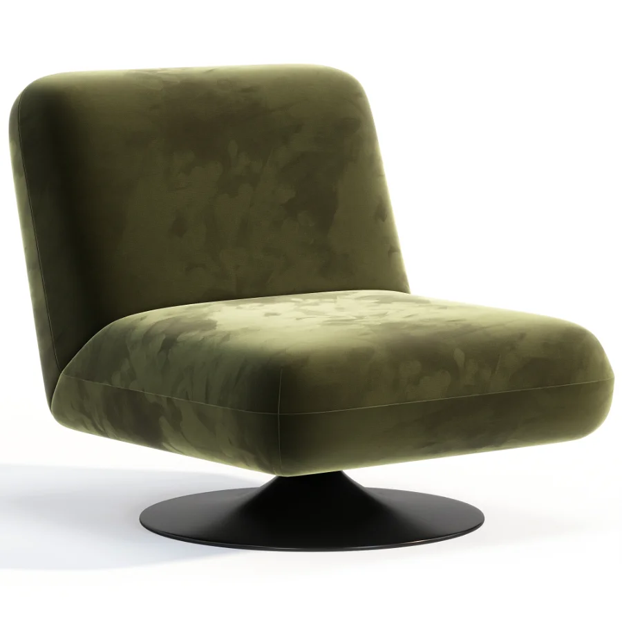 Swivel Accent Chair By ZaraHome - Image 2