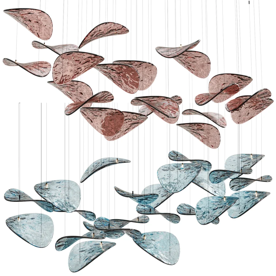 Wave Floating Leaf Chandelier By Simig - Image 3