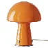Danish Orange Glass Table Lamp - Thumbnail 1
