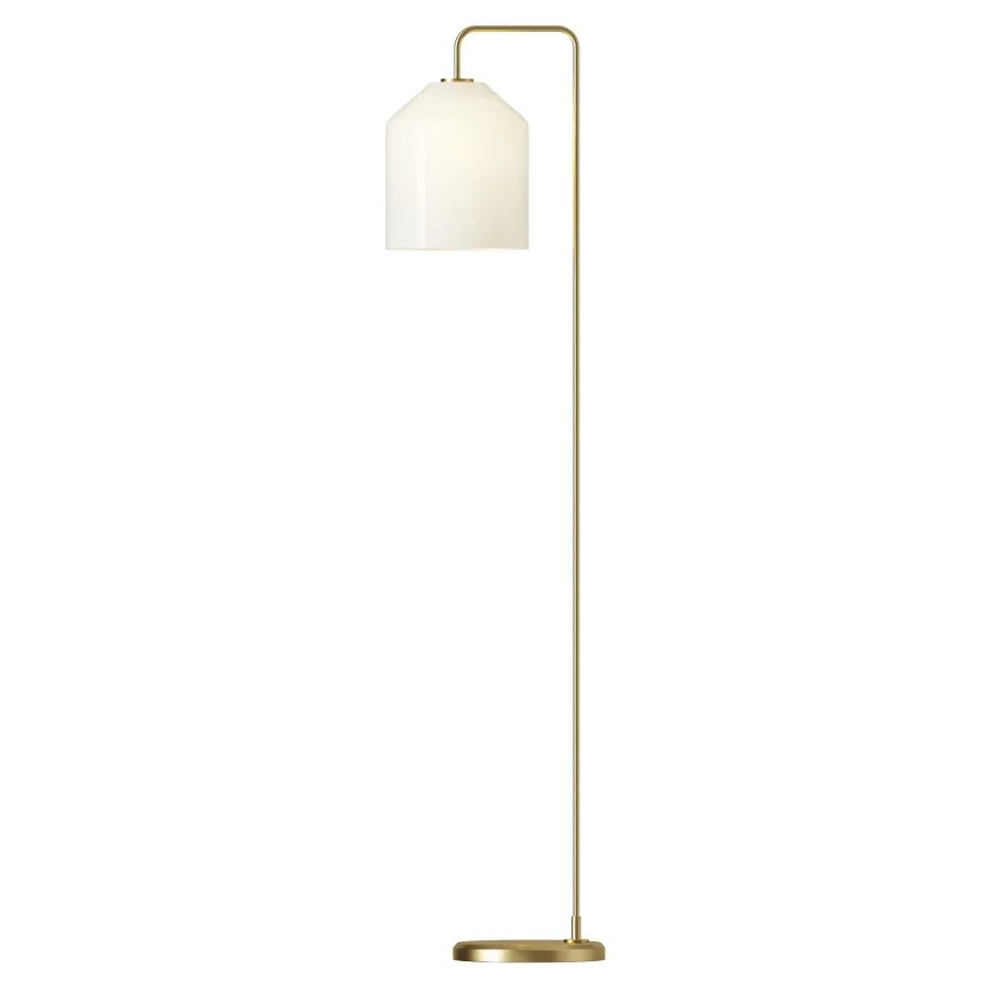 Pottery Barn City Glass Floor Lamp - Image 2