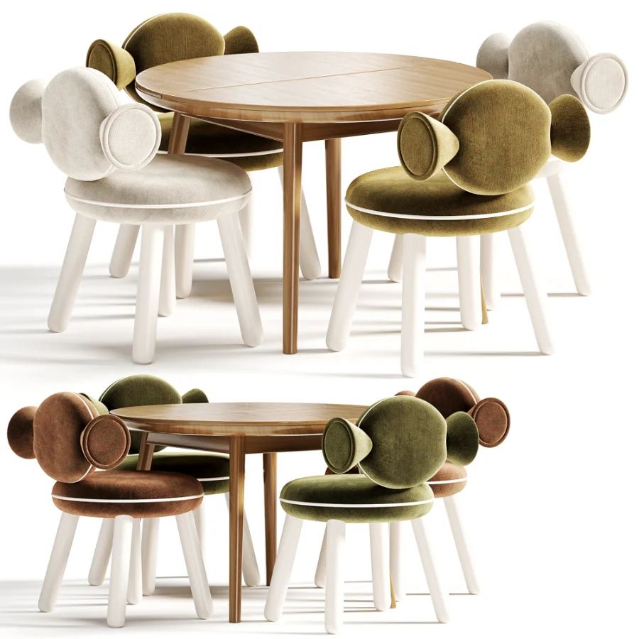 Детский стол и стулья Bonbon Chair By Circu - Image 5