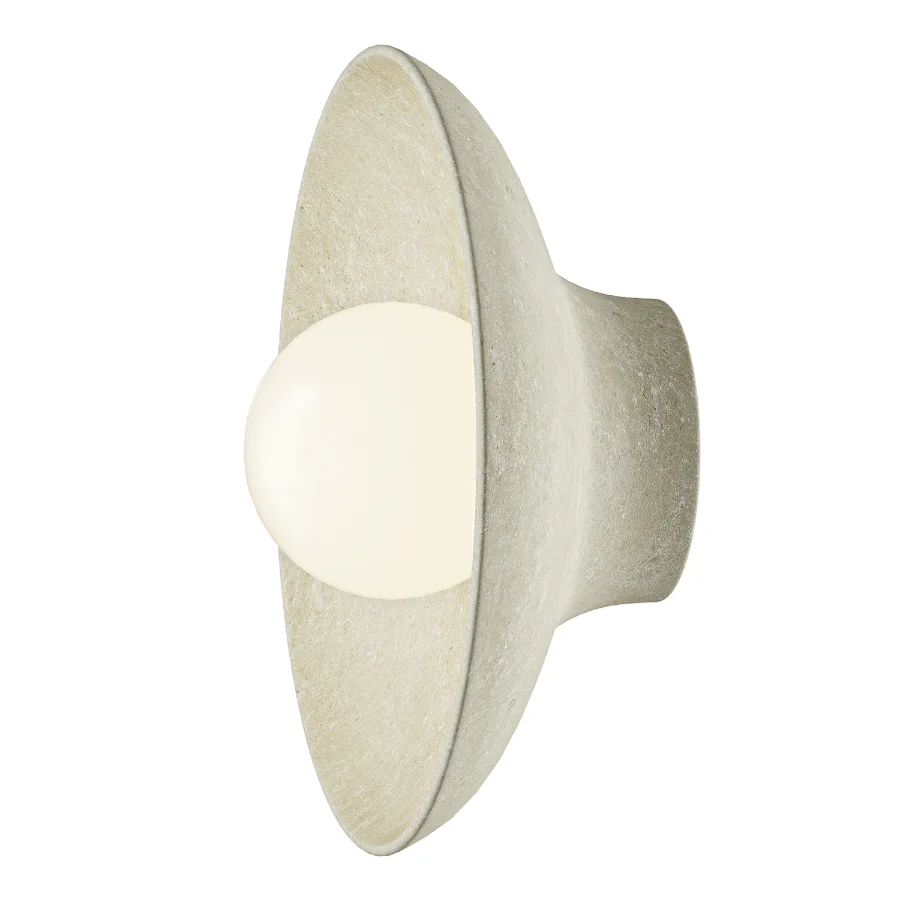 Ceramic Dish Wall Sconces - Image 3
