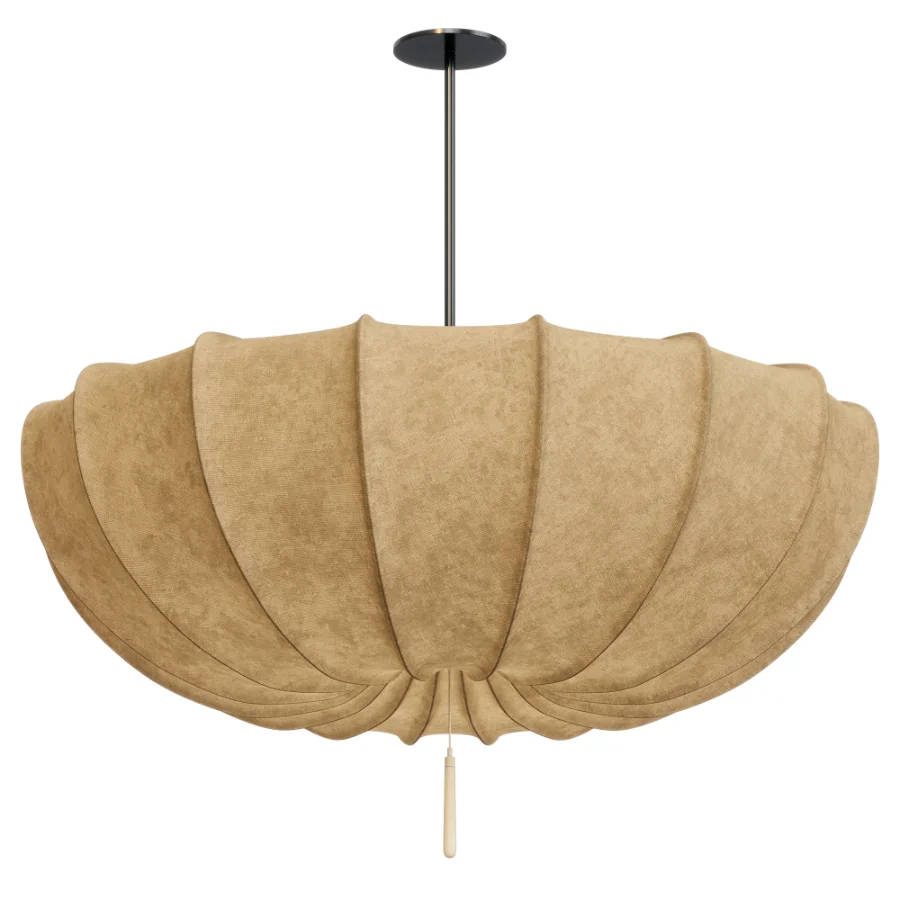 Traditional Japanese Light Chandelier For Living Room - Image 5