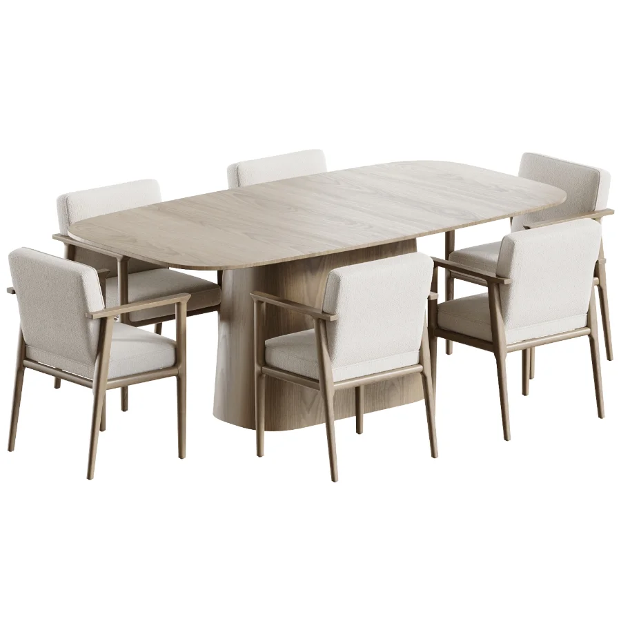 Dining set 025 - Image 3