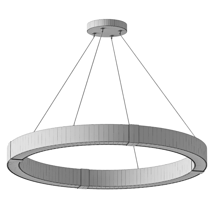 Circle Travertine Pendant Lamp - Image 2