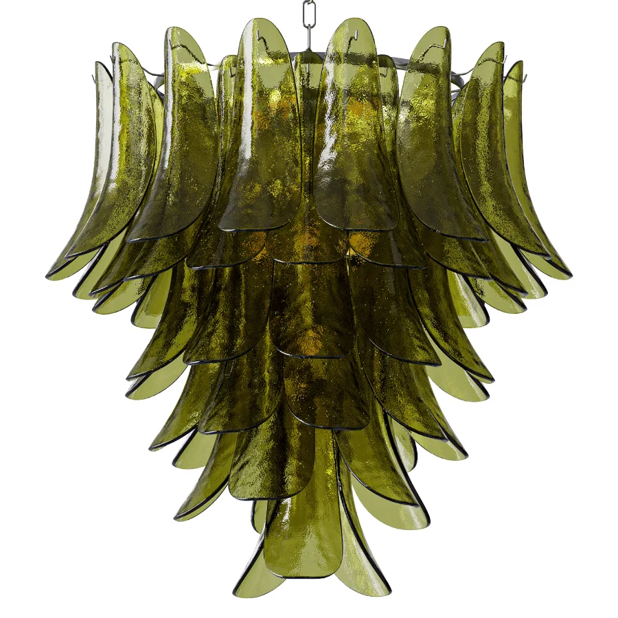 Small Green Petalo Chandelier - Image 1