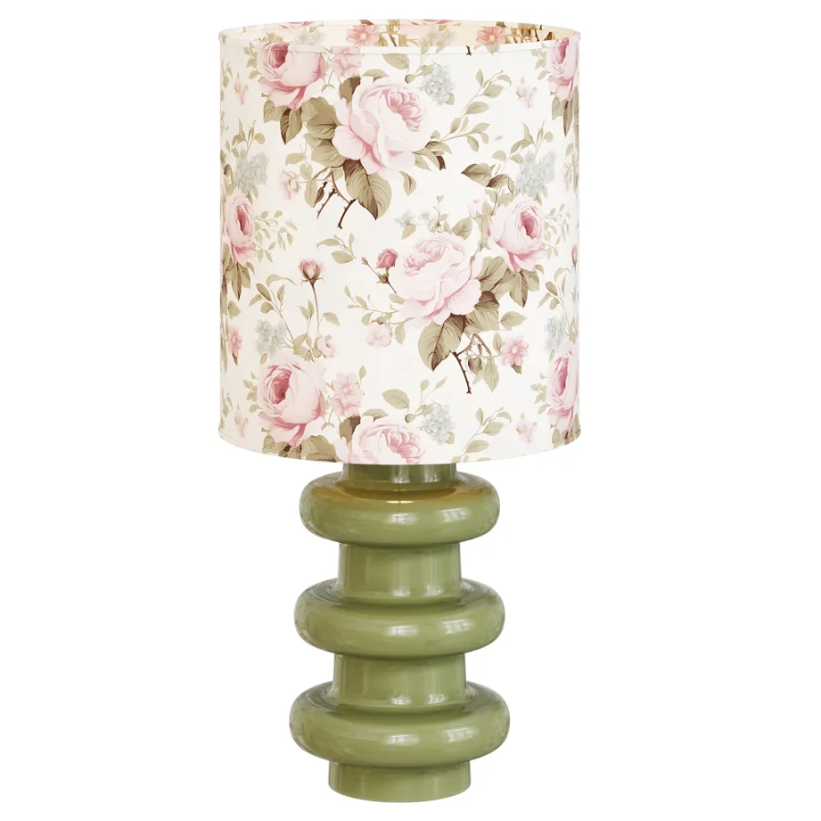 Petroleum Blue And Hemp Table Lamp - Image 2