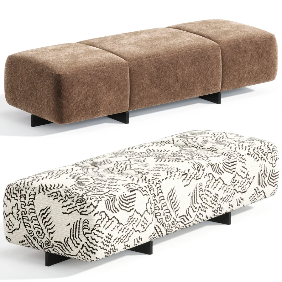 Yves Sofa Ottoman By Minotti - Image 3