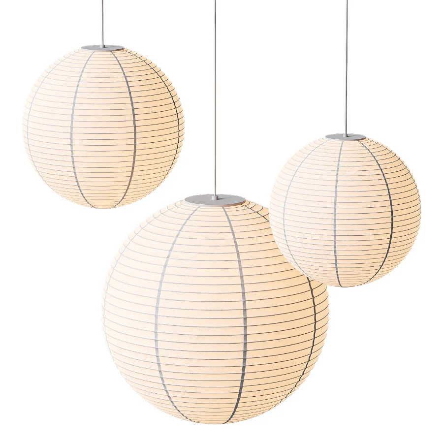 HAY Paper Shade Round Pendant Lamps - Image 5