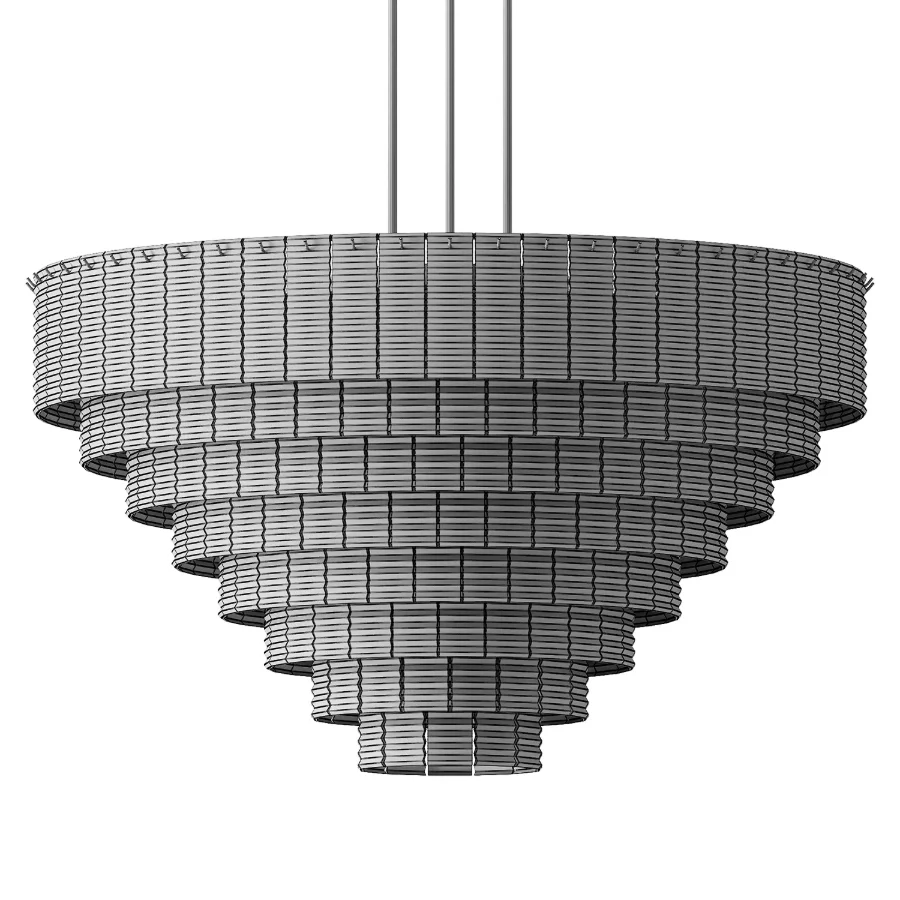 Sirene Smoke Glass Round Chandelier 52 - Image 3