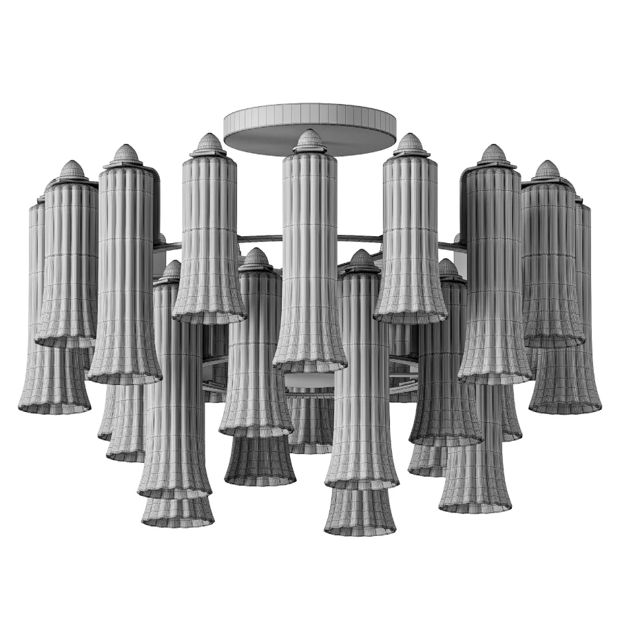 Visual Comfort Lorelei 18 Semi Flush Mount - Image 3