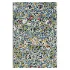 Hand Tufted Wool Floral Area Rug in Blue - Thumbnail 2