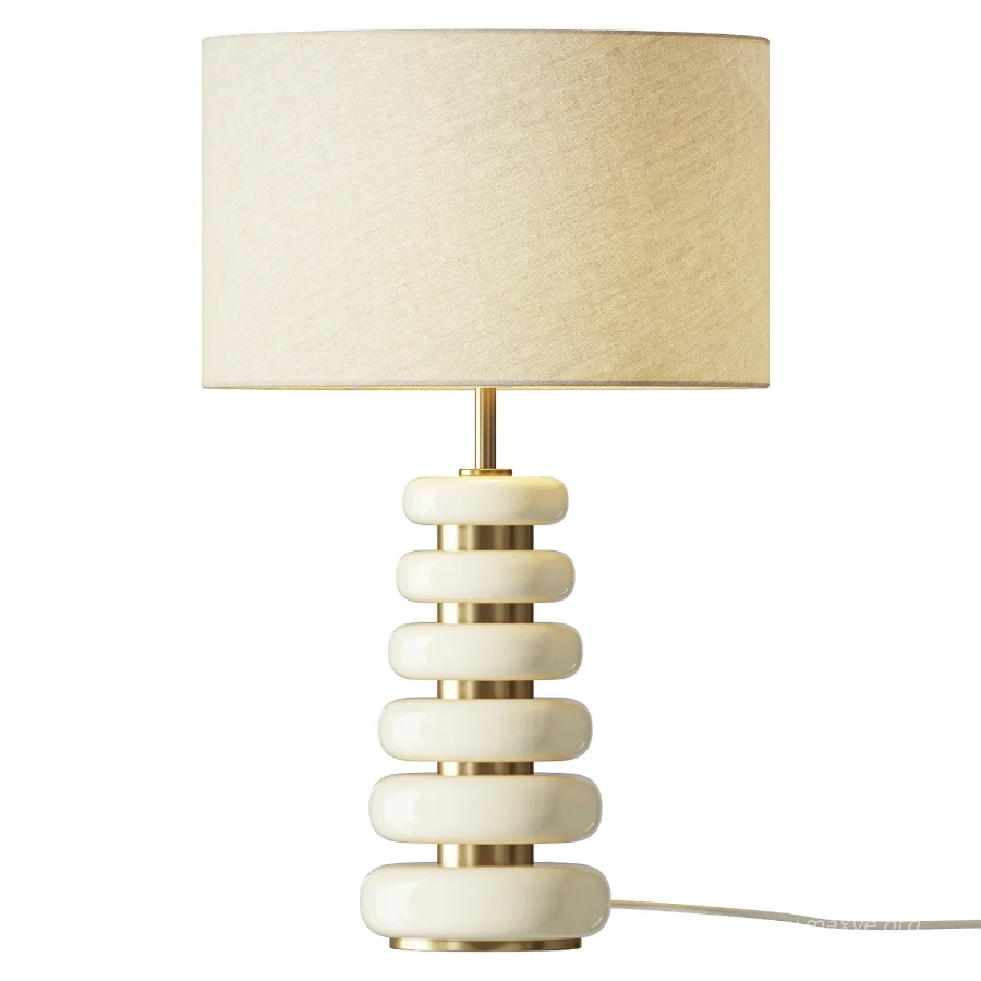 Ivory Treviso Marble Table Lamp - Image 2