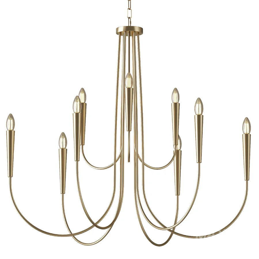 Otho 9 Light Oversize Candle Style Classic Chandelier - Image 1