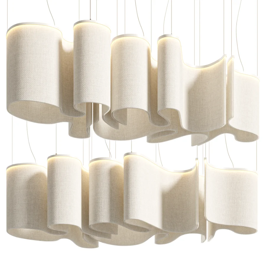 Люстра Волнение Fabric Chandelier - Image 6