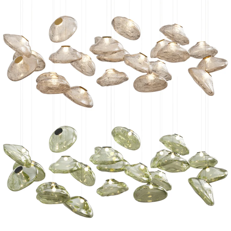 Random Glass Pendant Light By Pinlighting - Image 5