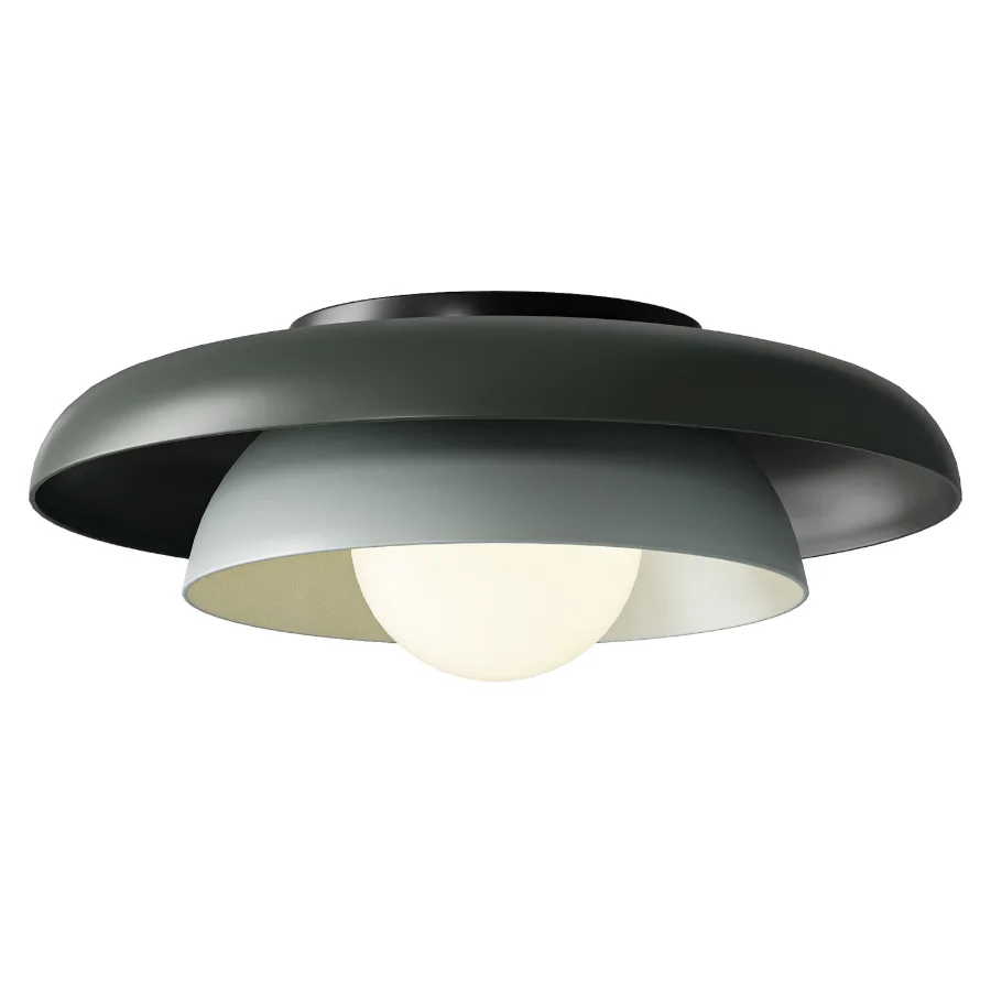 Lucia Living Neso Metal Saucer Flush Mount Ceiling Light - Image 2