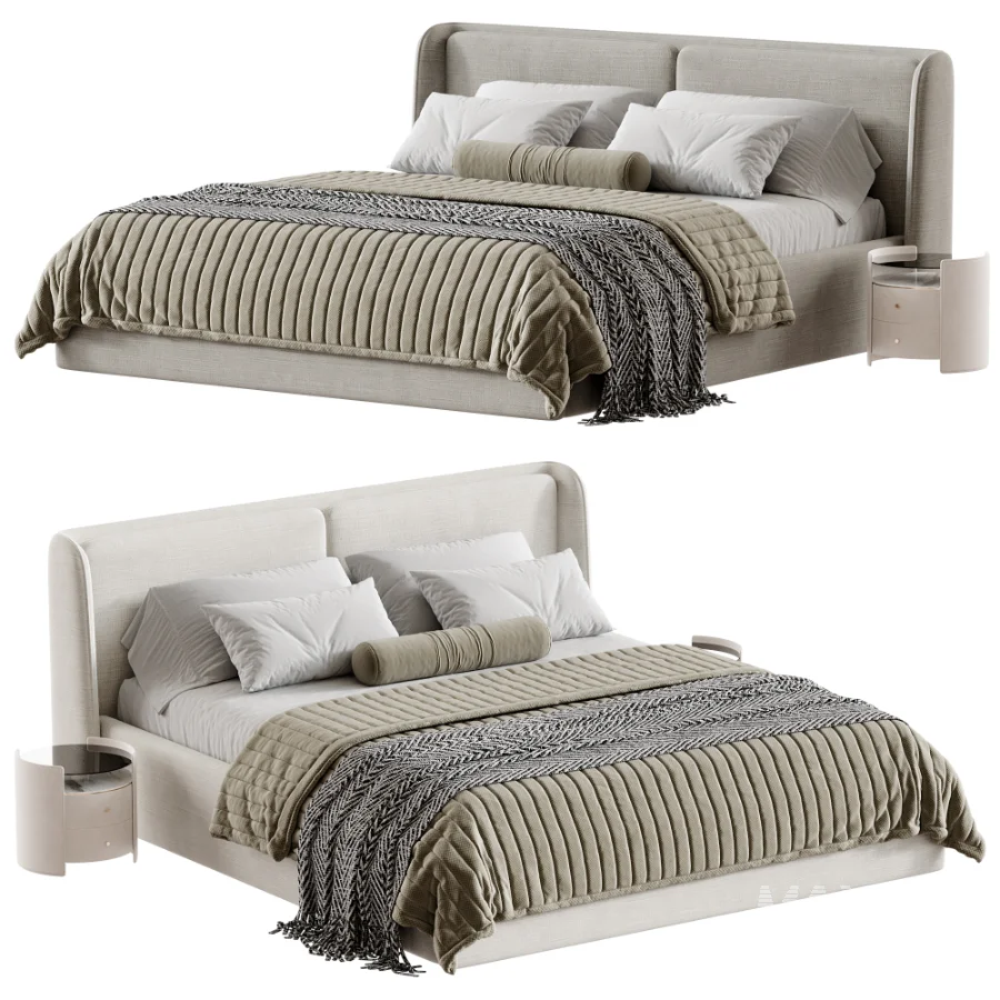 Shell Double Bed by Luzaro - Image 1
