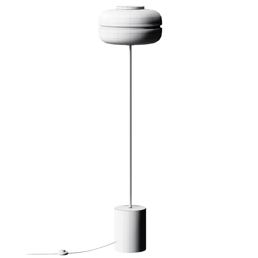 Westwing Collection Bun Marble Floor Lamp - Image 3