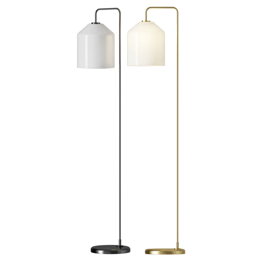 Pottery Barn City Glass Floor Lamp - Image 3