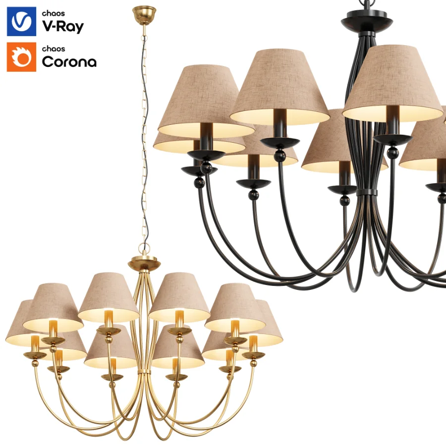 Lampa Wiszaca Gibas Rocco Chandelier - Image 1