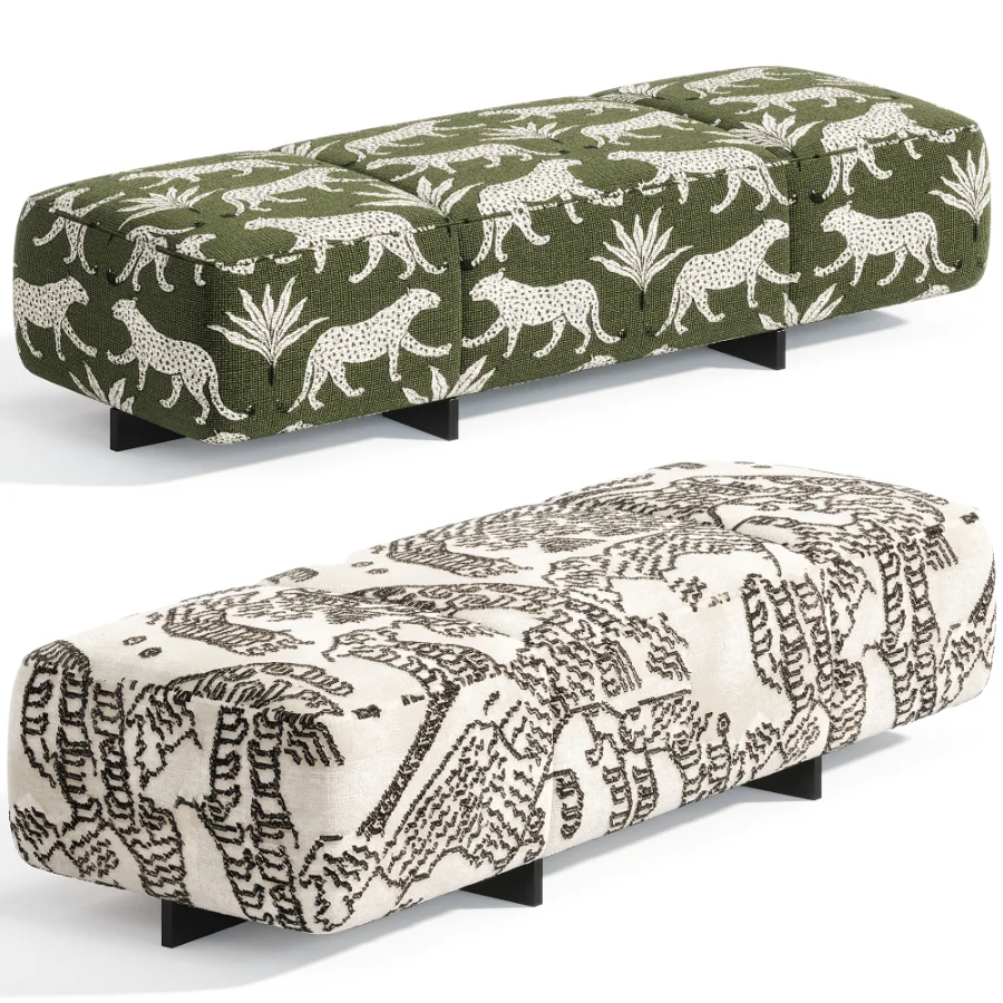 Yves Sofa Ottoman By Minotti - Image 1