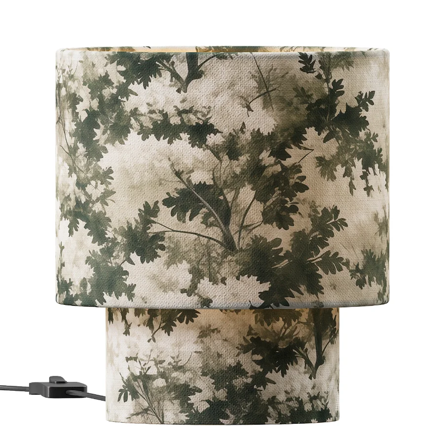 Covered Table Lamp - Image 1