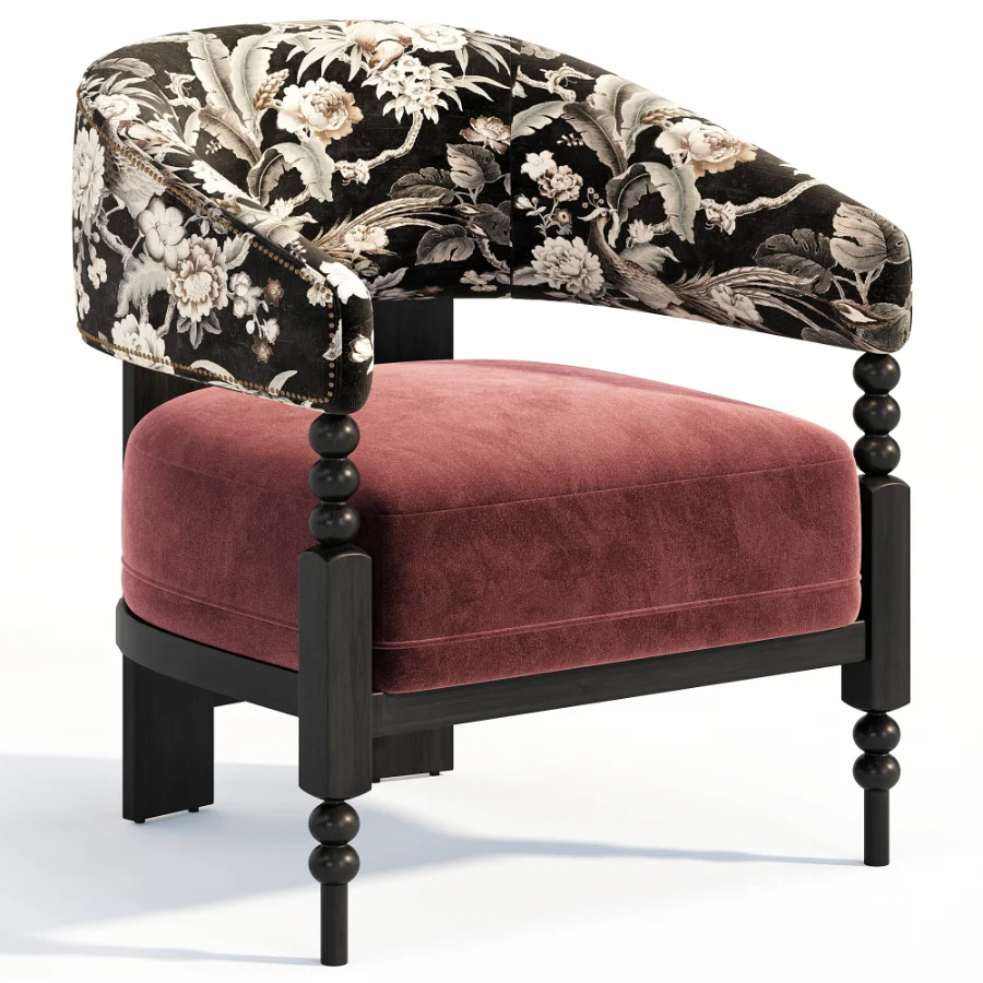 French Retro Arimchair - Image 4