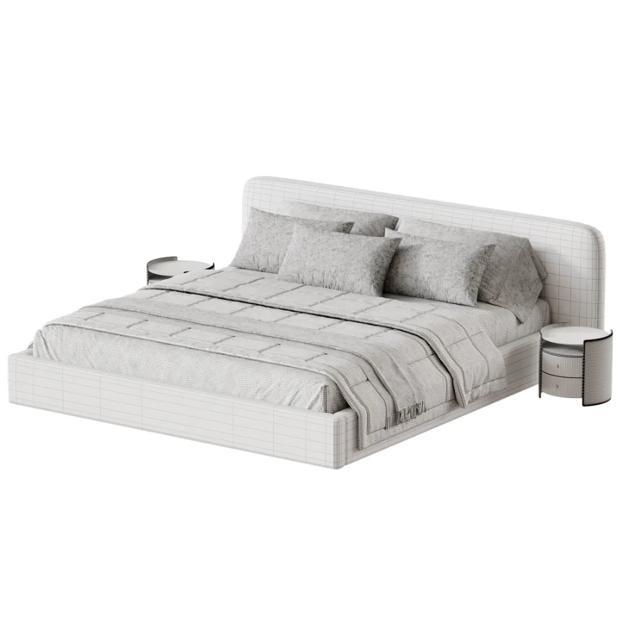 Modern Double Bed - Image 4