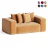 sariq uzun sofa voltaire - Thumbnail 6