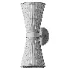 Modo 2 Light Steel Dimmable Armed Sconce - Thumbnail 4