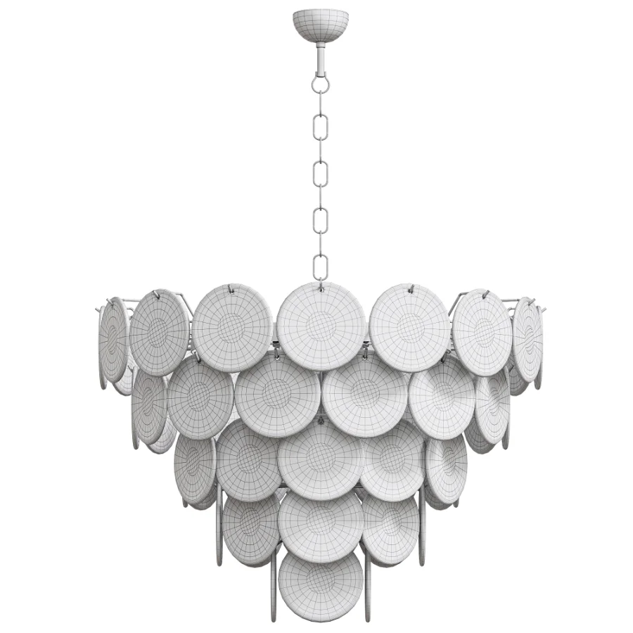 Disk 57 Chandelier By Correct - Image 1