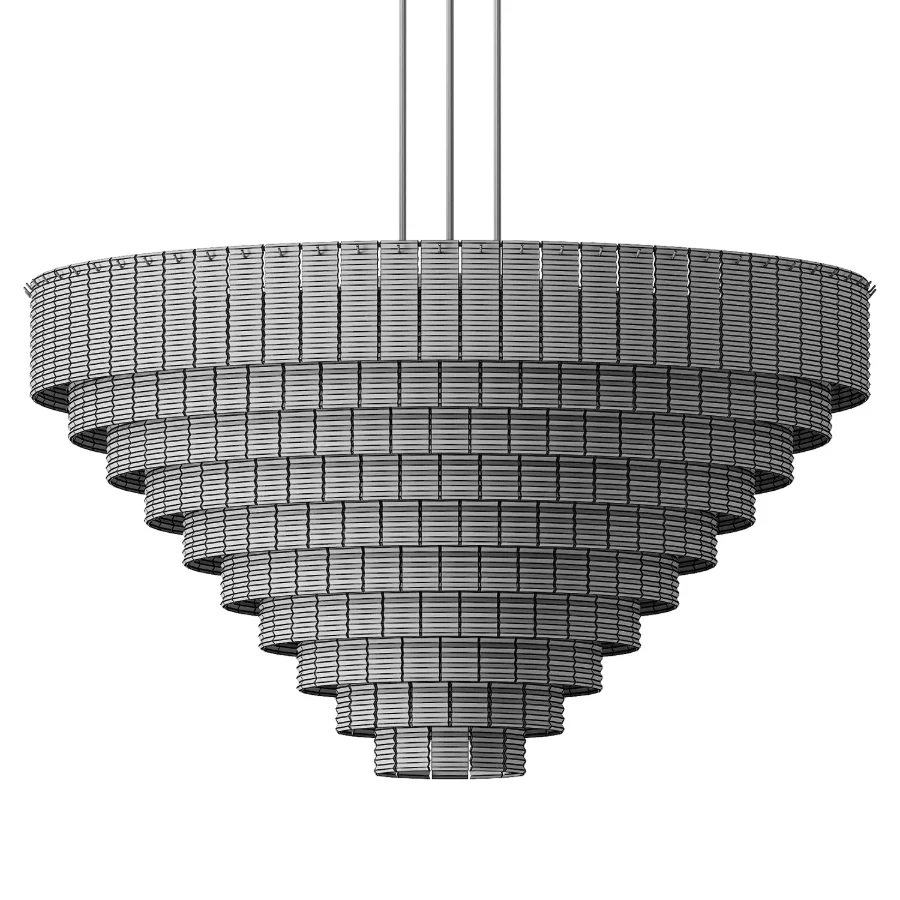 Sirene Smoke Glass Round Chandelier 65 - Image 3