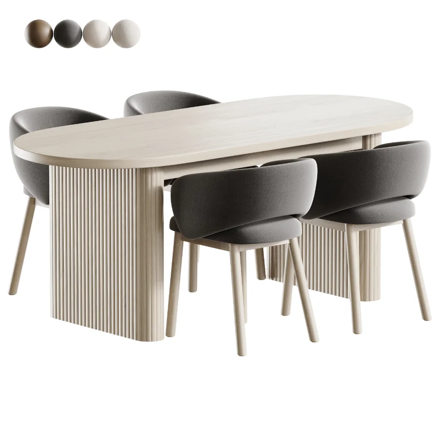 Dining set 032 - Image 3