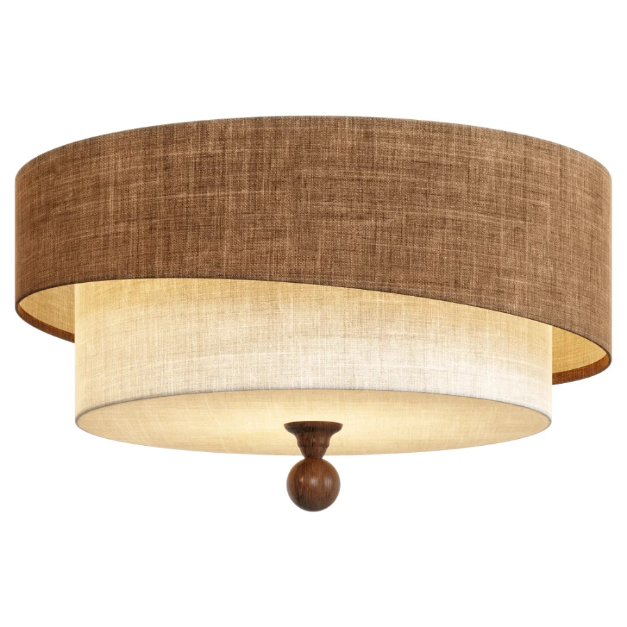 Layered Fabric Ceiling Light - Image 4