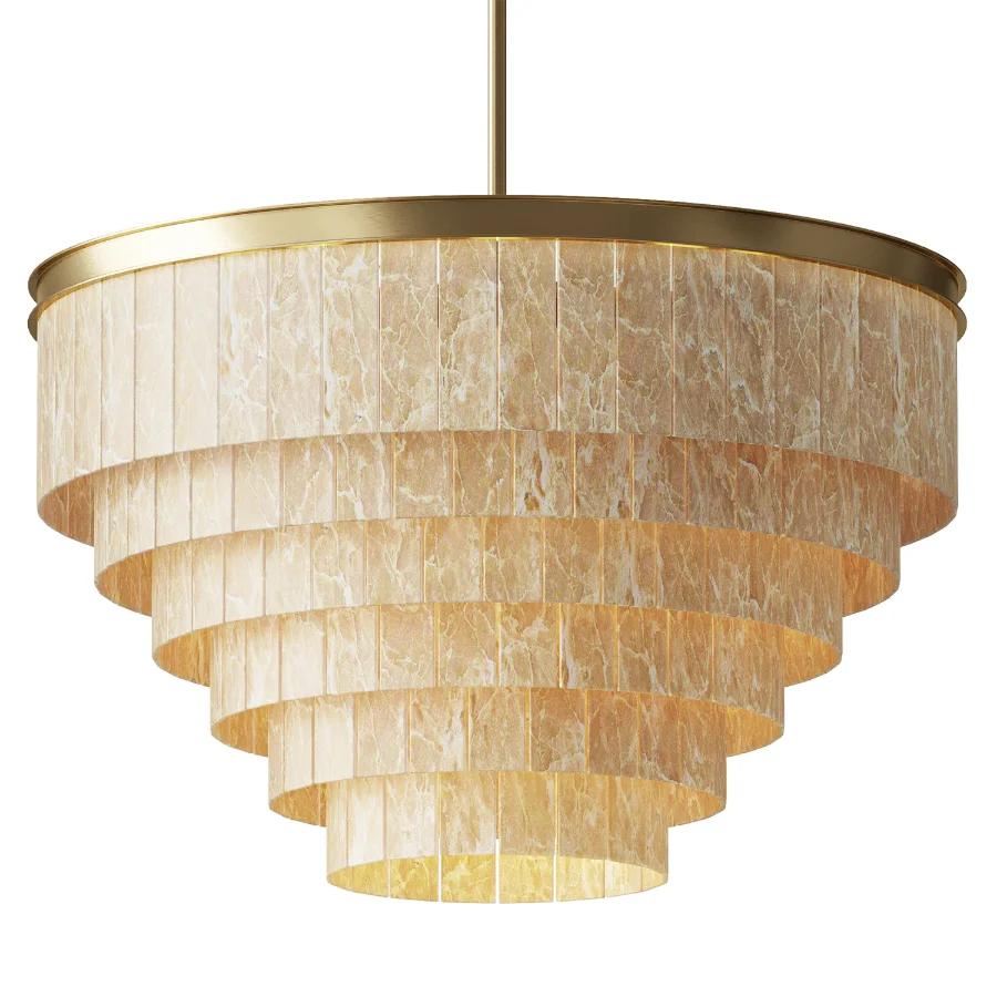 Morsale Berkley Marble Chandelier - Image 1