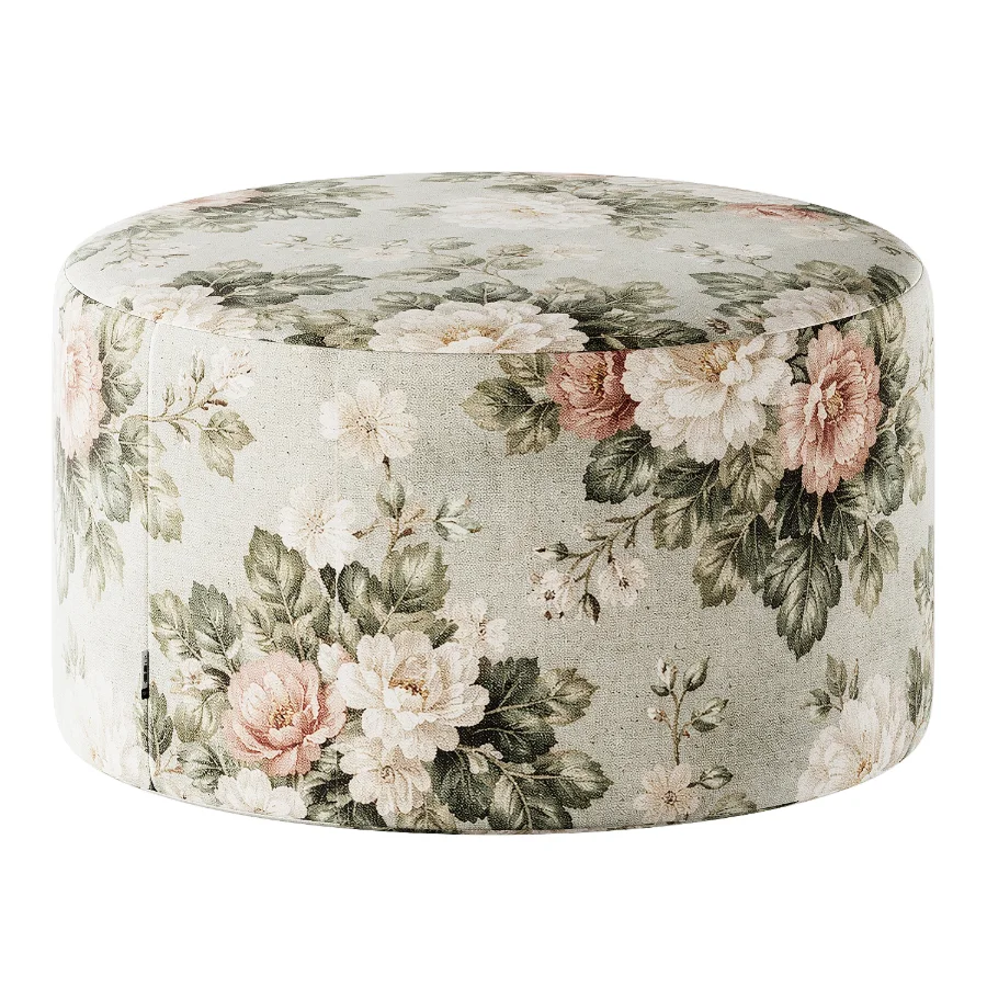 Pouf Kofi 3 Velour Red - Image 3