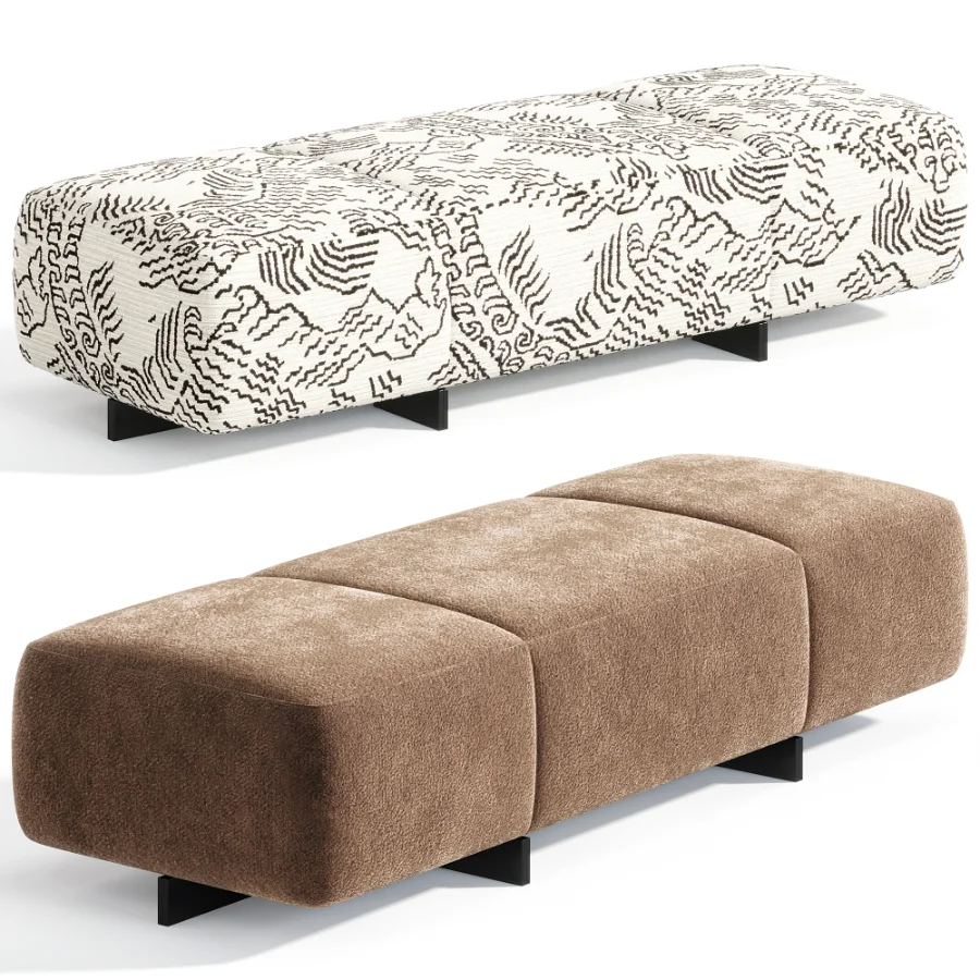 Yves Sofa Ottoman By Minotti - Image 5