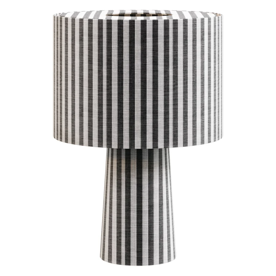 Blendra Graphic Cylindrical Form Pattern Table Lamp - Image 5
