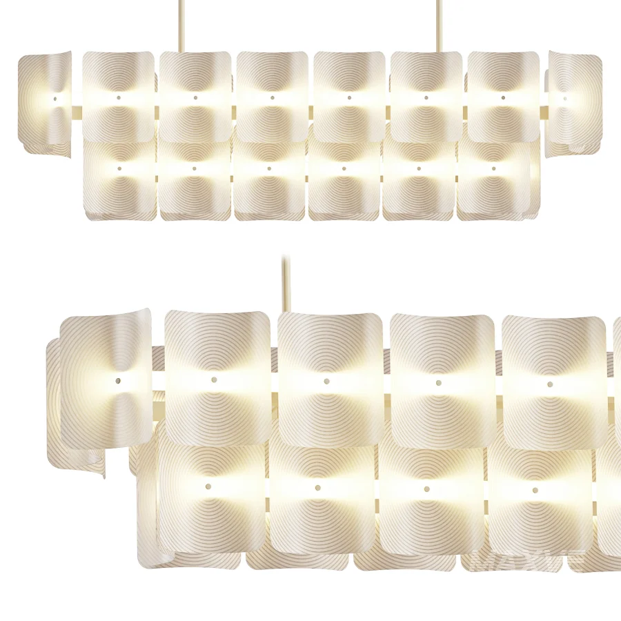 Fingerprint Linear Chandelier - Image 3