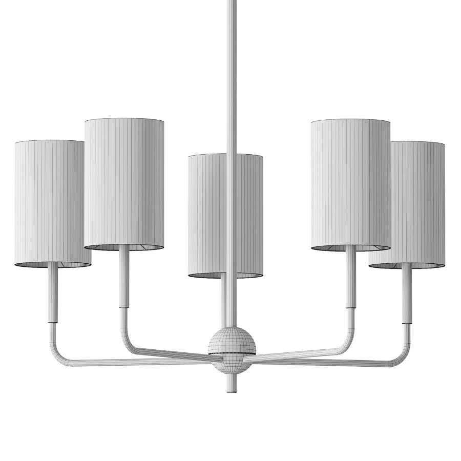 Rowley 5 Light Classic Chandelier - Image 3