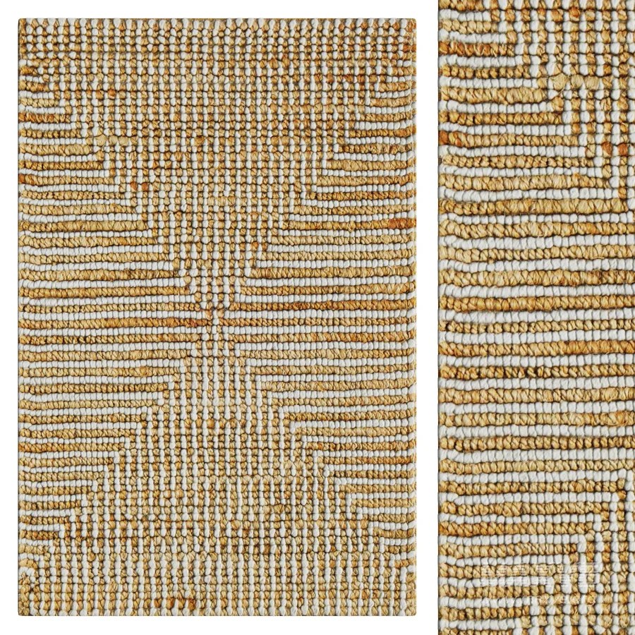 Kelan Ivory Handwoven Jute Rug - Image 1