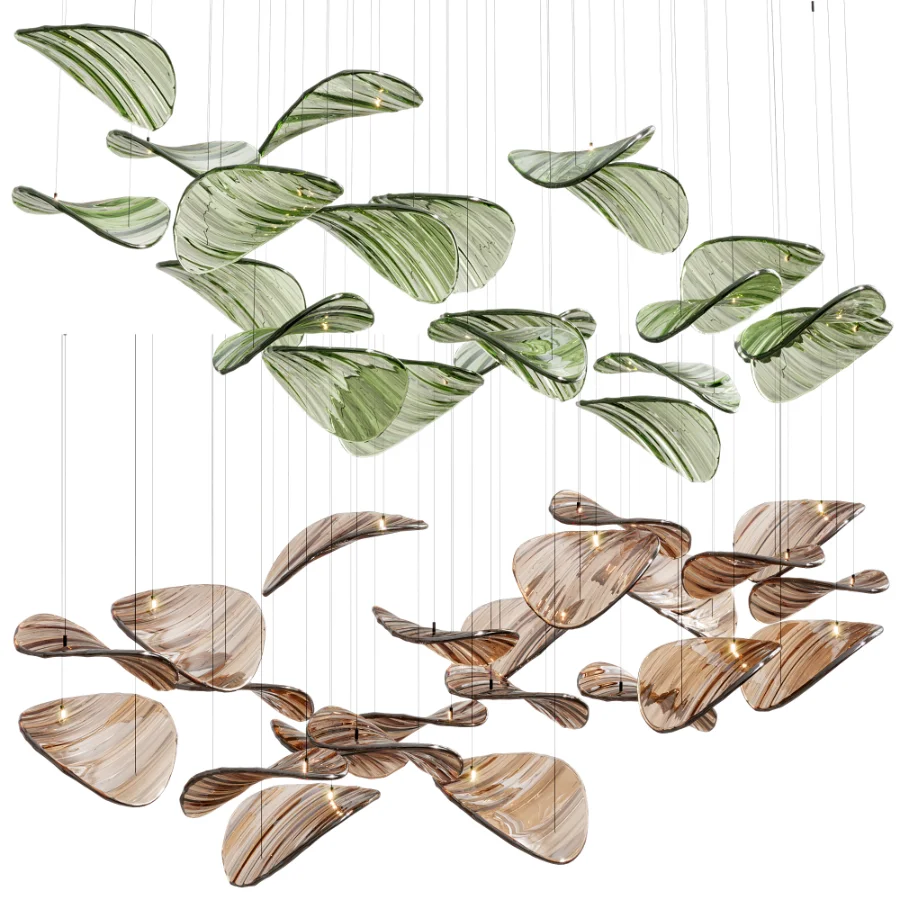 Wave Floating Leaf Chandelier By Simig - Image 6