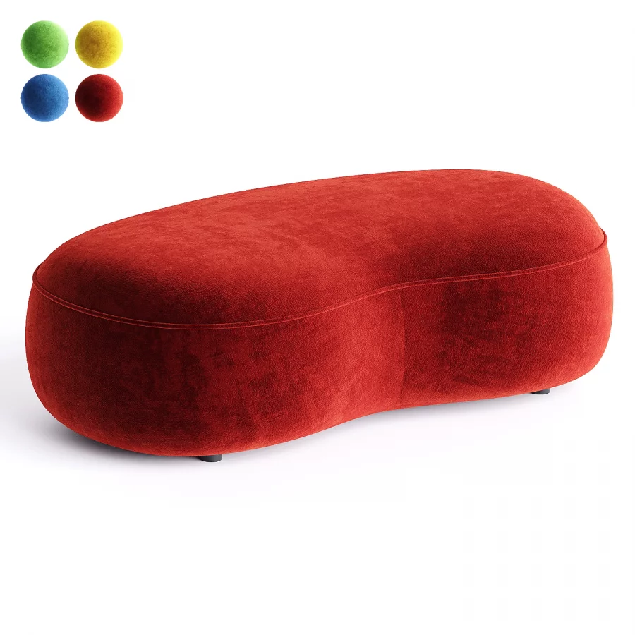 qizil pouf bobochic - Image 4