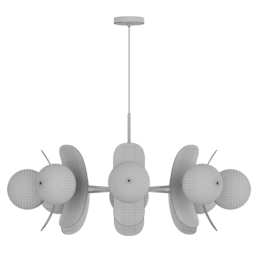 Coloured Sputnik Chandelier - Image 5