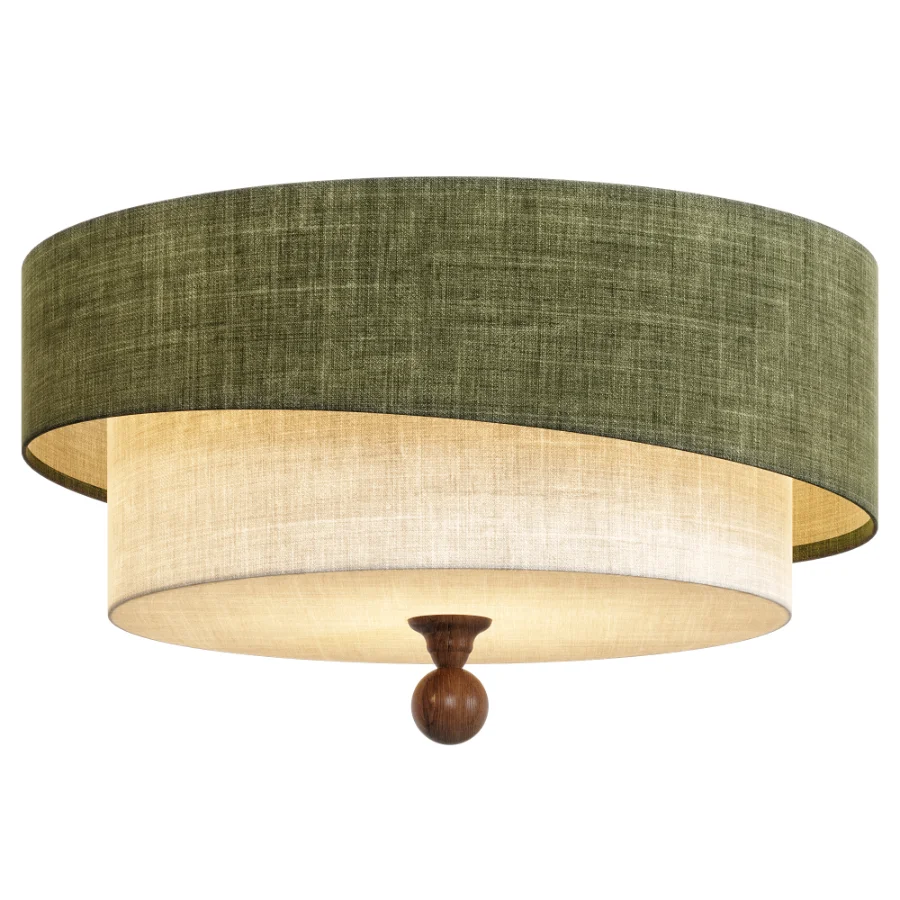 Layered Fabric Ceiling Light - Image 6