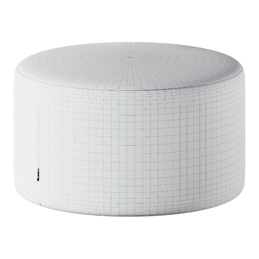 Pouf Kofi 3 Velour Red - Image 4